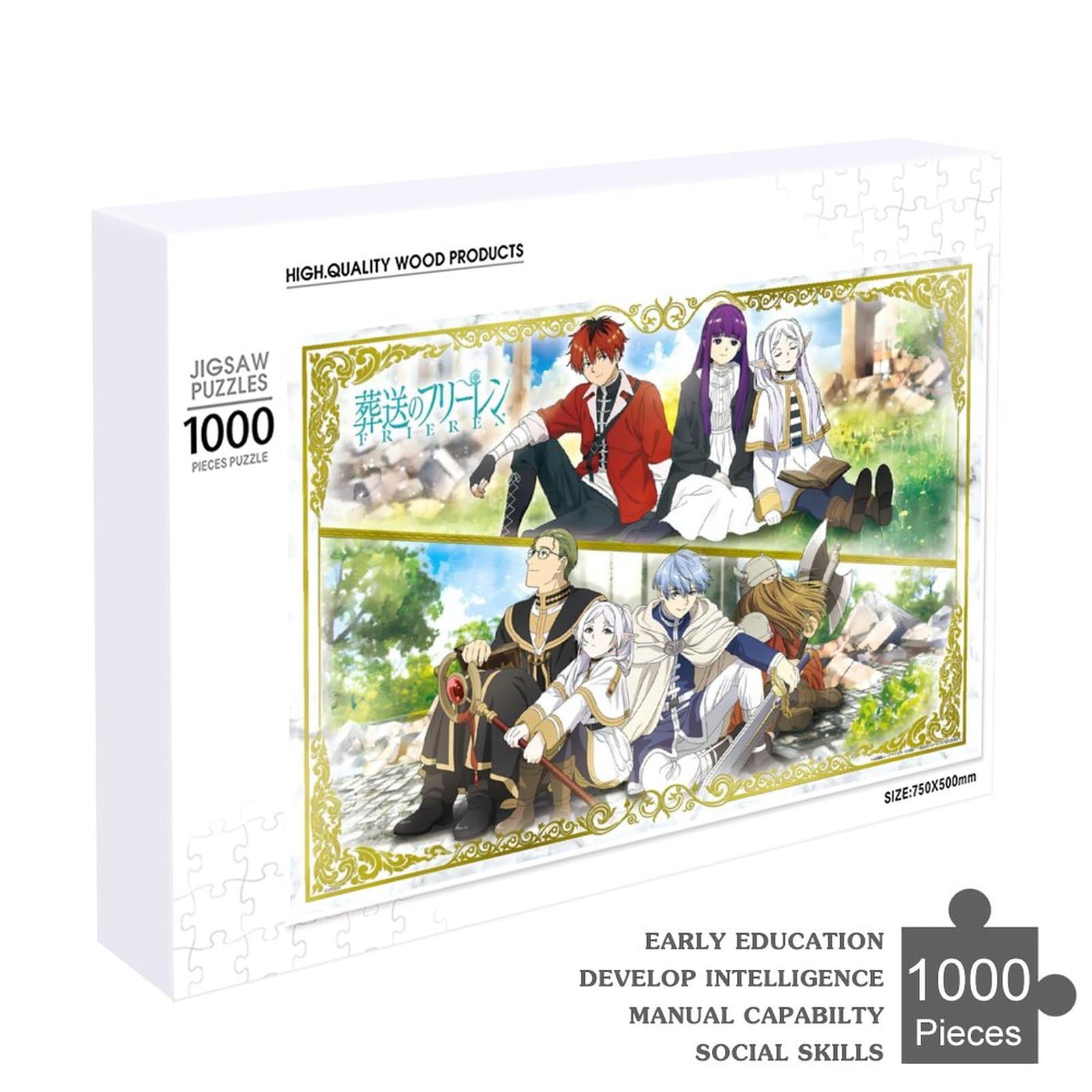 Amazon.co.jp: 葬送のフリーレン 500/1000ピース 木製パズル 減圧